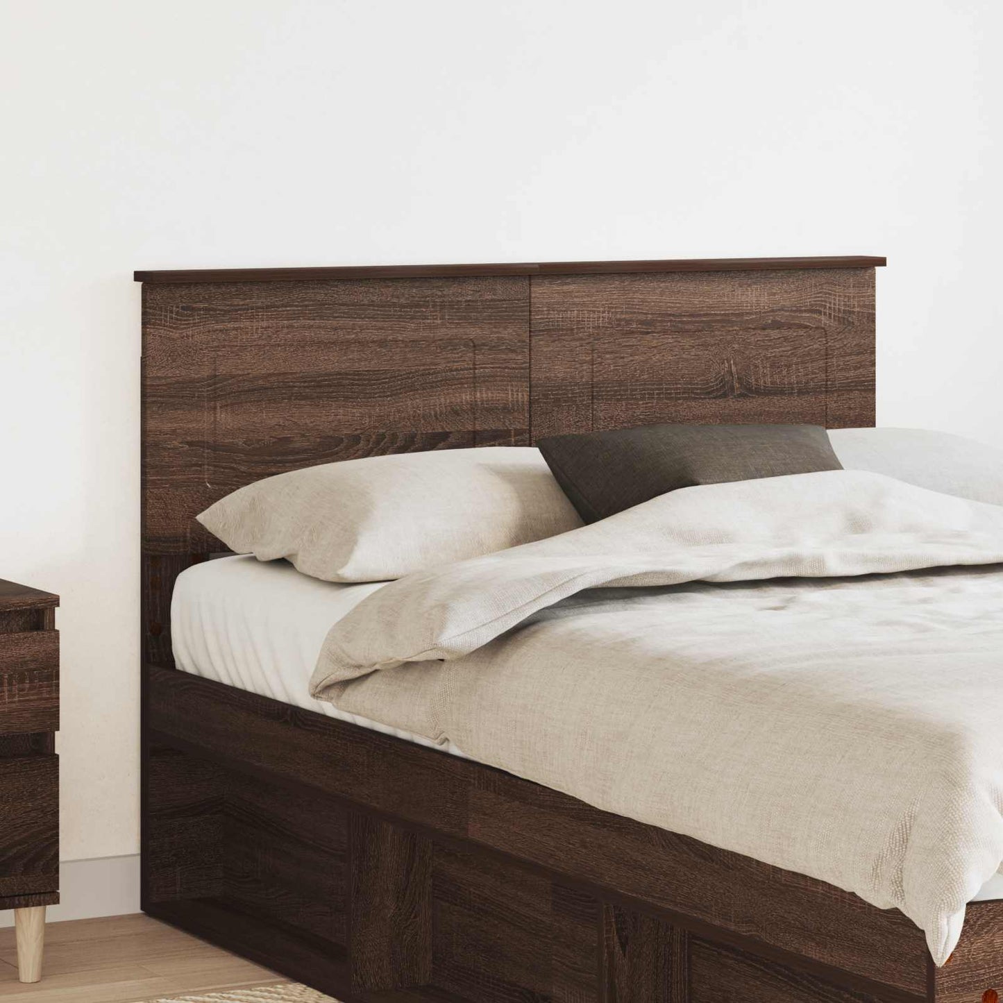 vidaXL Headboard Brown Oak Engineered wood