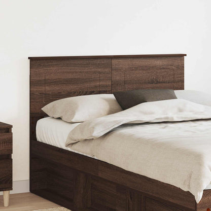 vidaXL Headboard Brown Oak Engineered wood