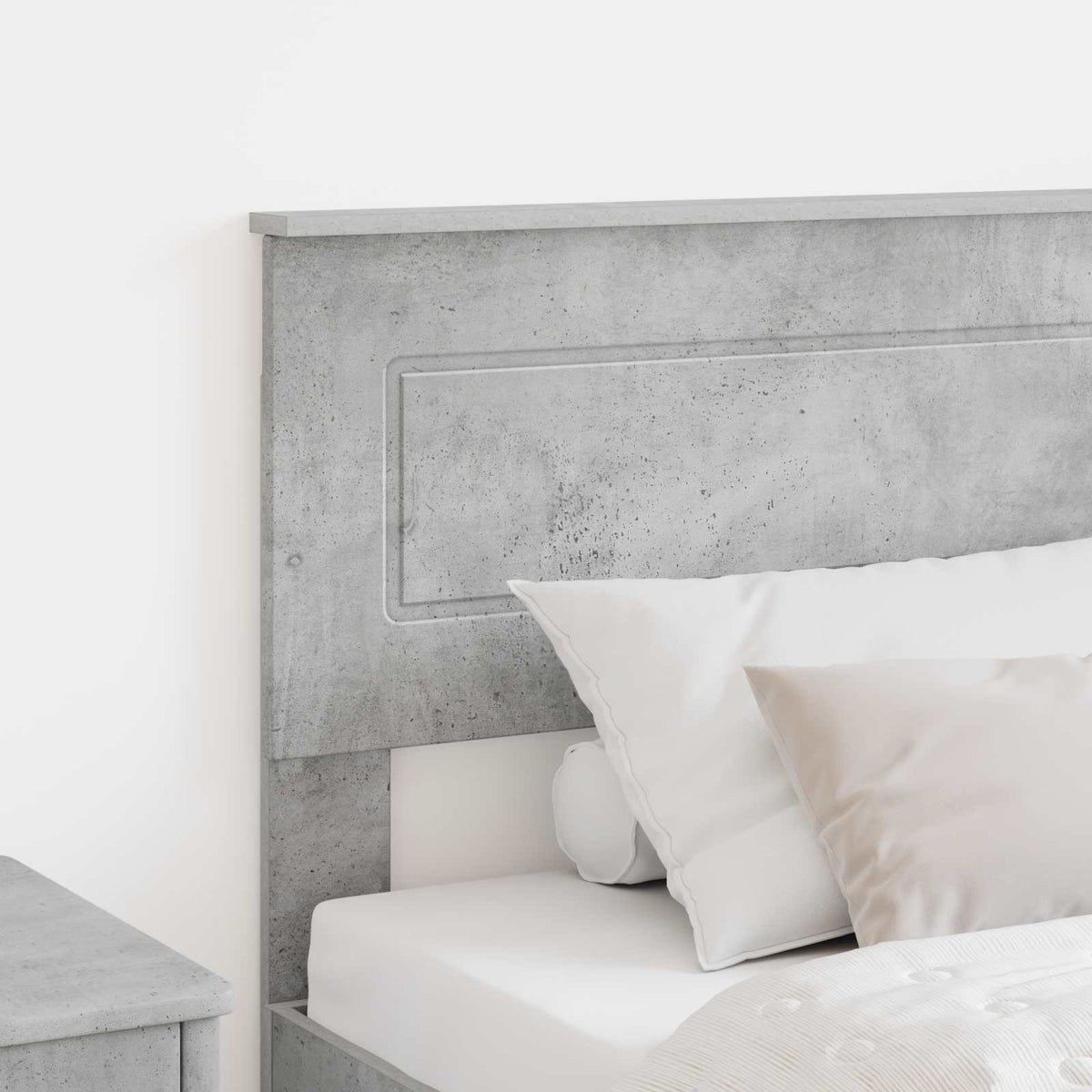 vidaXL Headboard Concrete Grey Engineered wood