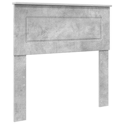vidaXL Headboard Concrete Grey Engineered wood