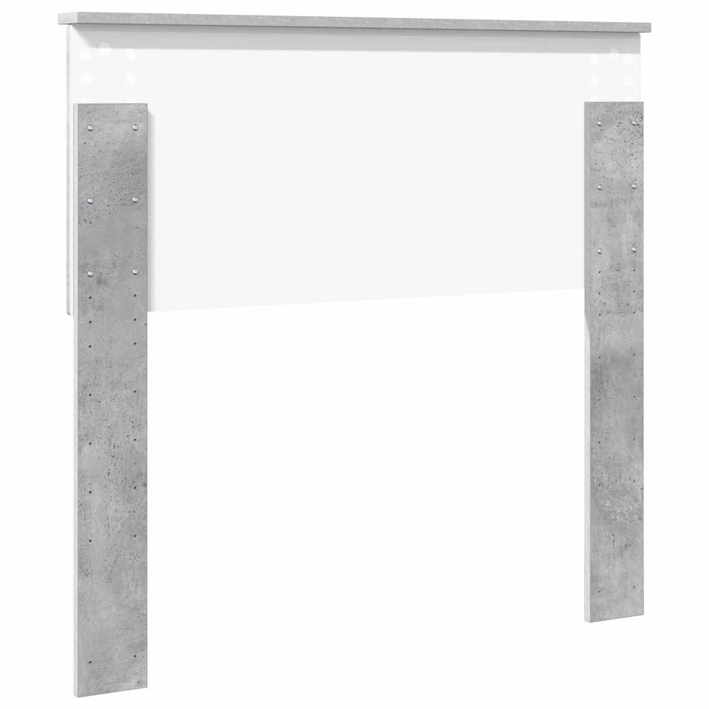 vidaXL Headboard Concrete Grey Engineered wood