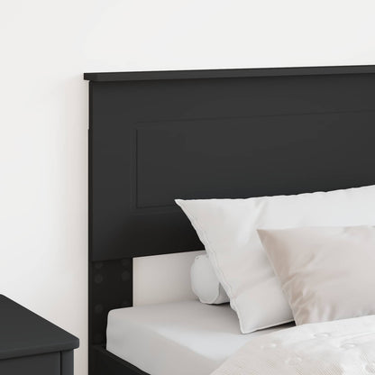vidaXL Headboard Black Oak Engineered wood