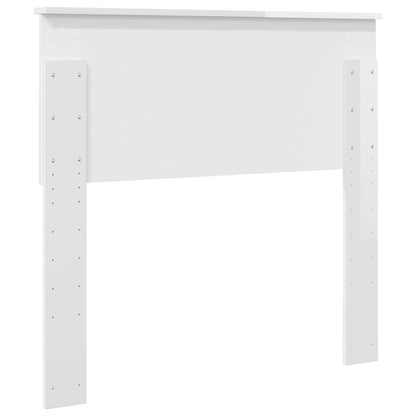 vidaXL Headboard Gloss White Engineered wood