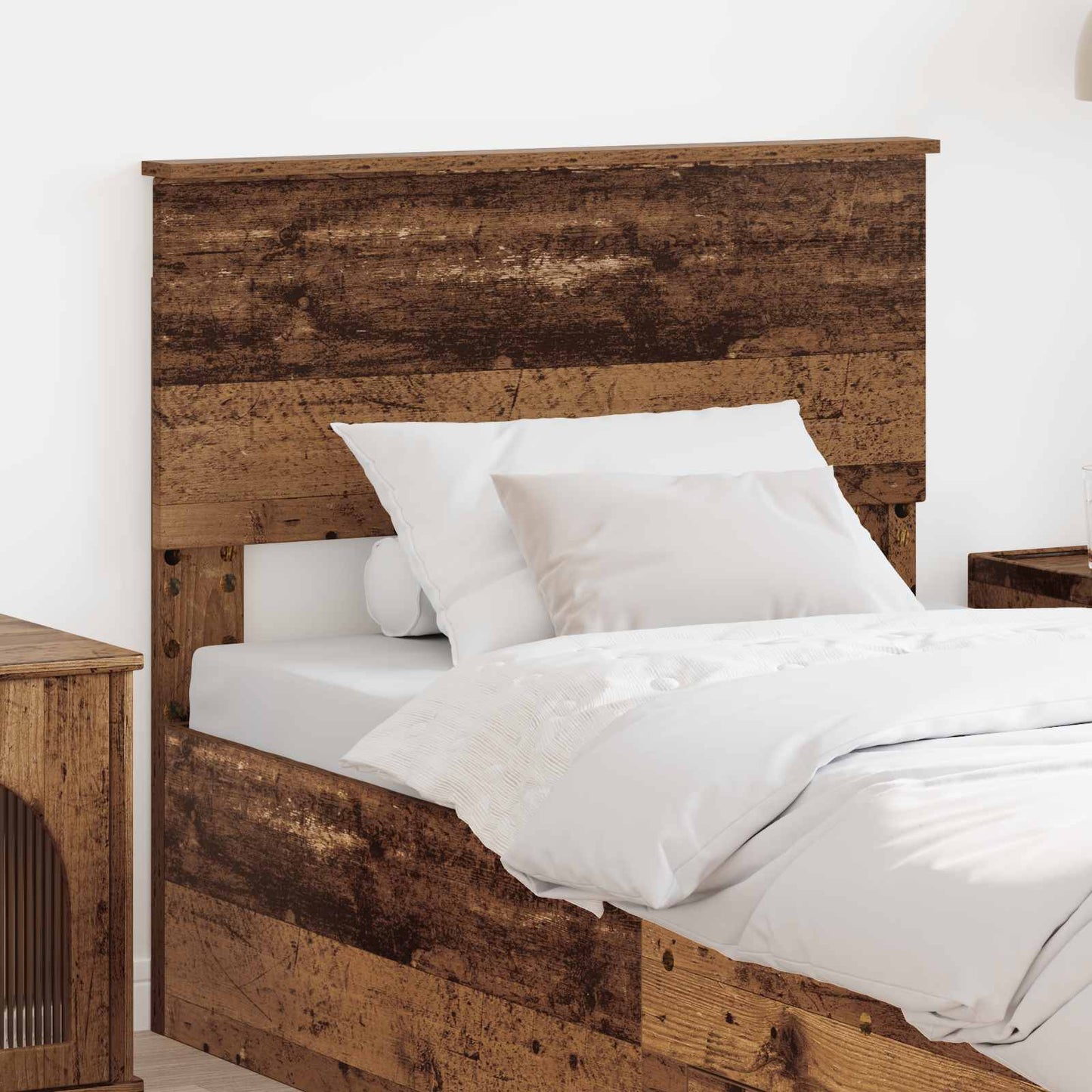 vidaXL Headboard Old Wood Engineered wood