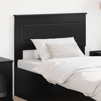vidaXL Headboard Black Oak Engineered wood