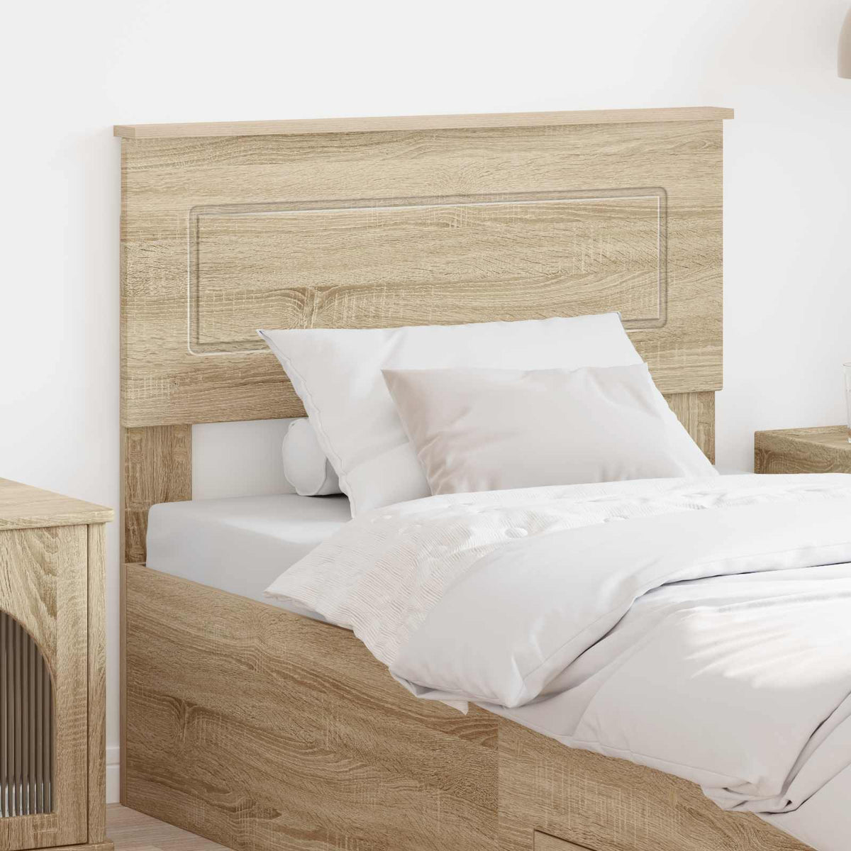 vidaXL Headboard Sonoma Oak Engineered wood