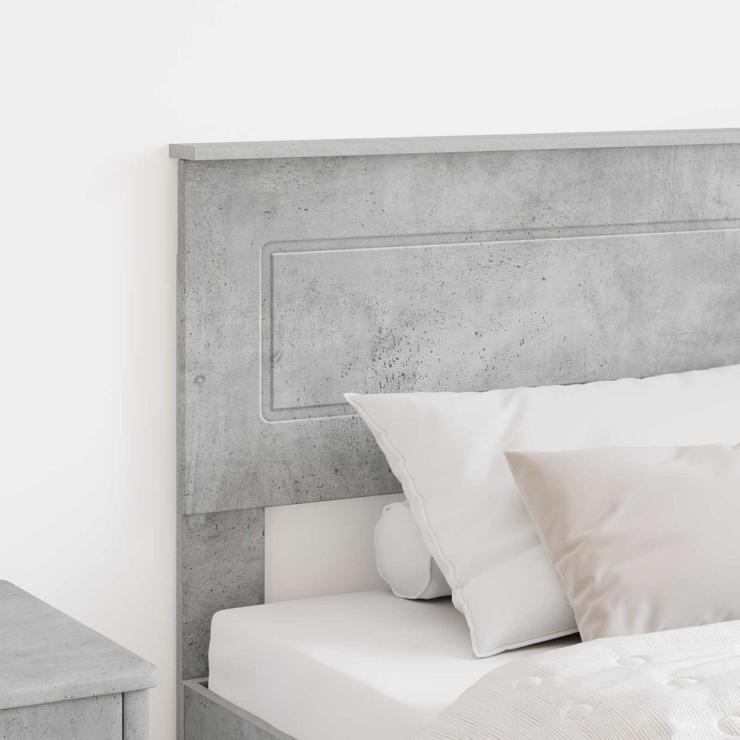 vidaXL Headboard Concrete Grey Engineered wood