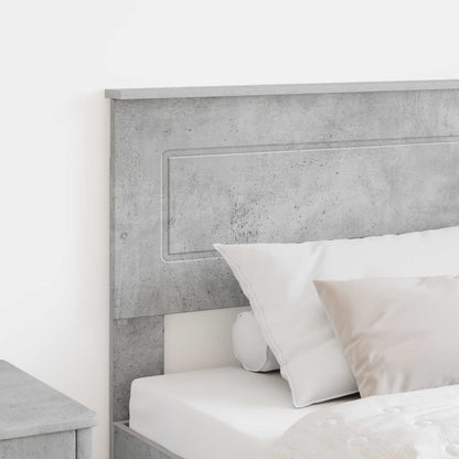 vidaXL Headboard Concrete Grey Engineered wood