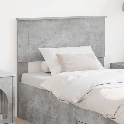 vidaXL Headboard Concrete Grey Engineered wood