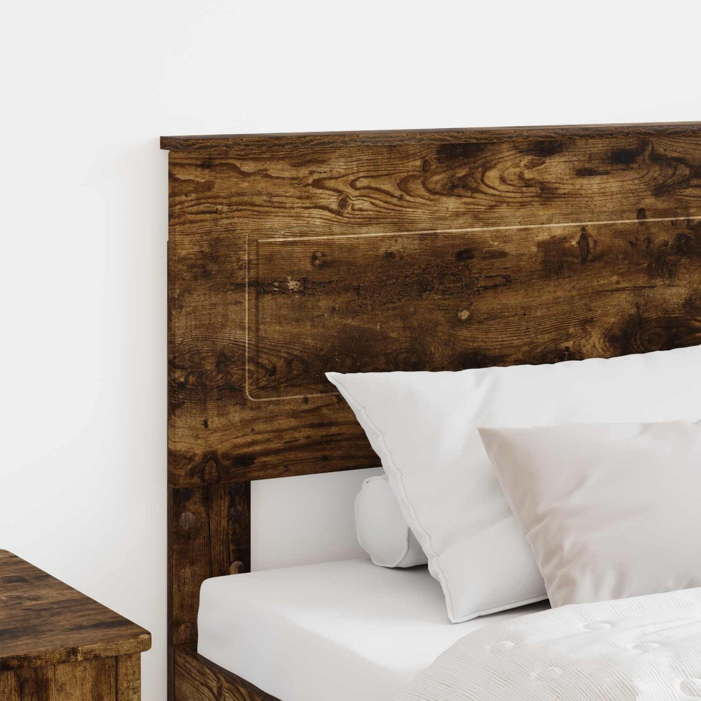 vidaXL Headboard Smoked Oak Engineered wood