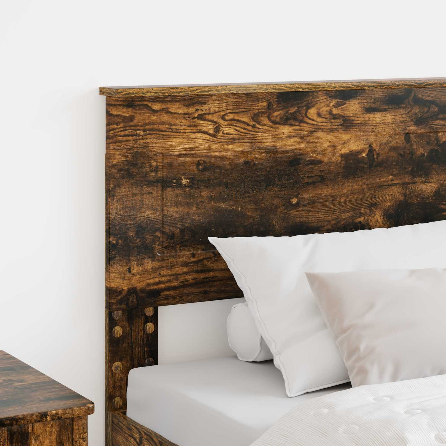 vidaXL Headboard Smoked Oak Engineered wood