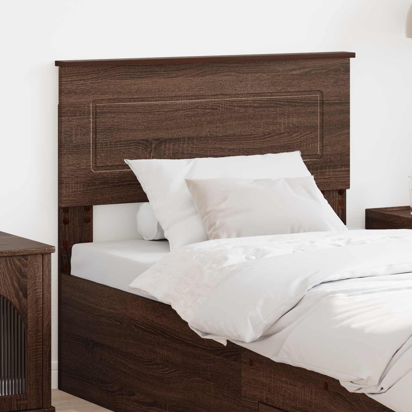 vidaXL Headboard Brown Oak Engineered wood