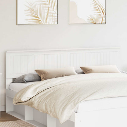 vidaXL Headboard White Engineered wood