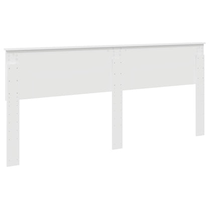 vidaXL Headboard White Engineered wood