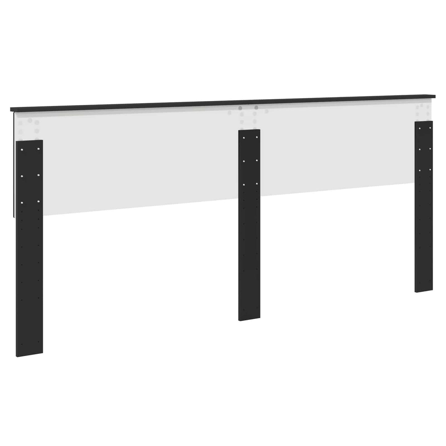 vidaXL Headboard Black Oak Engineered wood