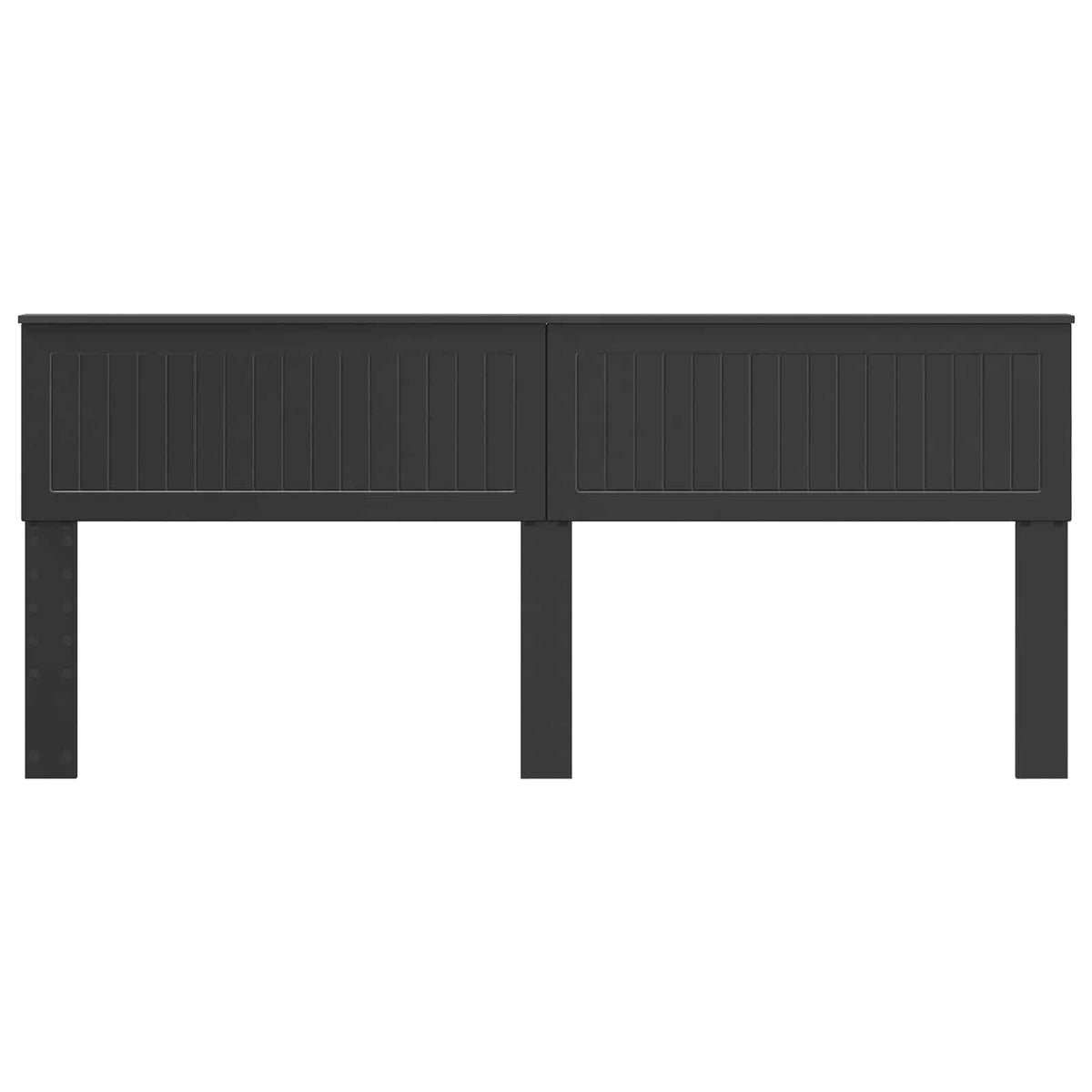 vidaXL Headboard Black Oak Engineered wood
