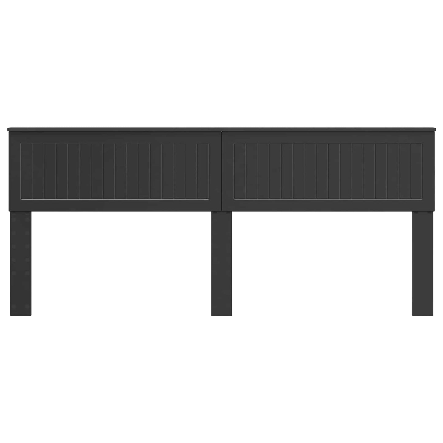 vidaXL Headboard Black Oak Engineered wood