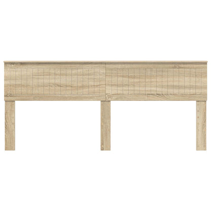 vidaXL Headboard Sonoma Oak Engineered wood