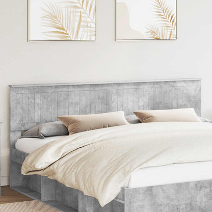 vidaXL Headboard Concrete Grey Engineered wood
