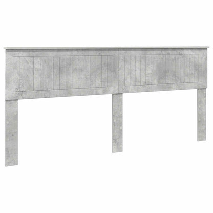 vidaXL Headboard Concrete Grey Engineered wood
