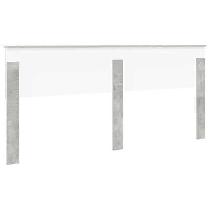 vidaXL Headboard Concrete Grey Engineered wood