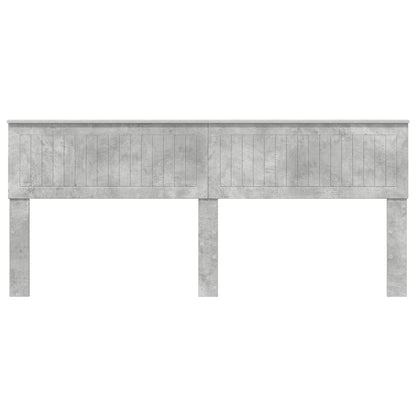 vidaXL Headboard Concrete Grey Engineered wood