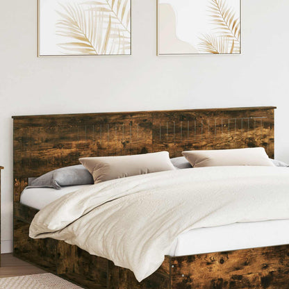 vidaXL Headboard Smoked Oak Engineered wood
