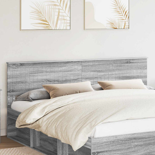 vidaXL Headboard Grey Sonoma Engineered wood