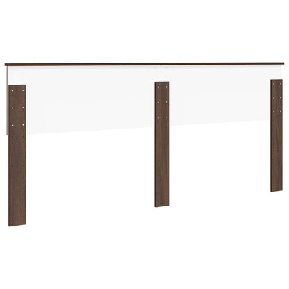 vidaXL Headboard Brown Oak Engineered wood