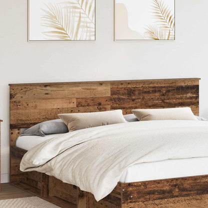 vidaXL Headboard Old Wood Engineered wood