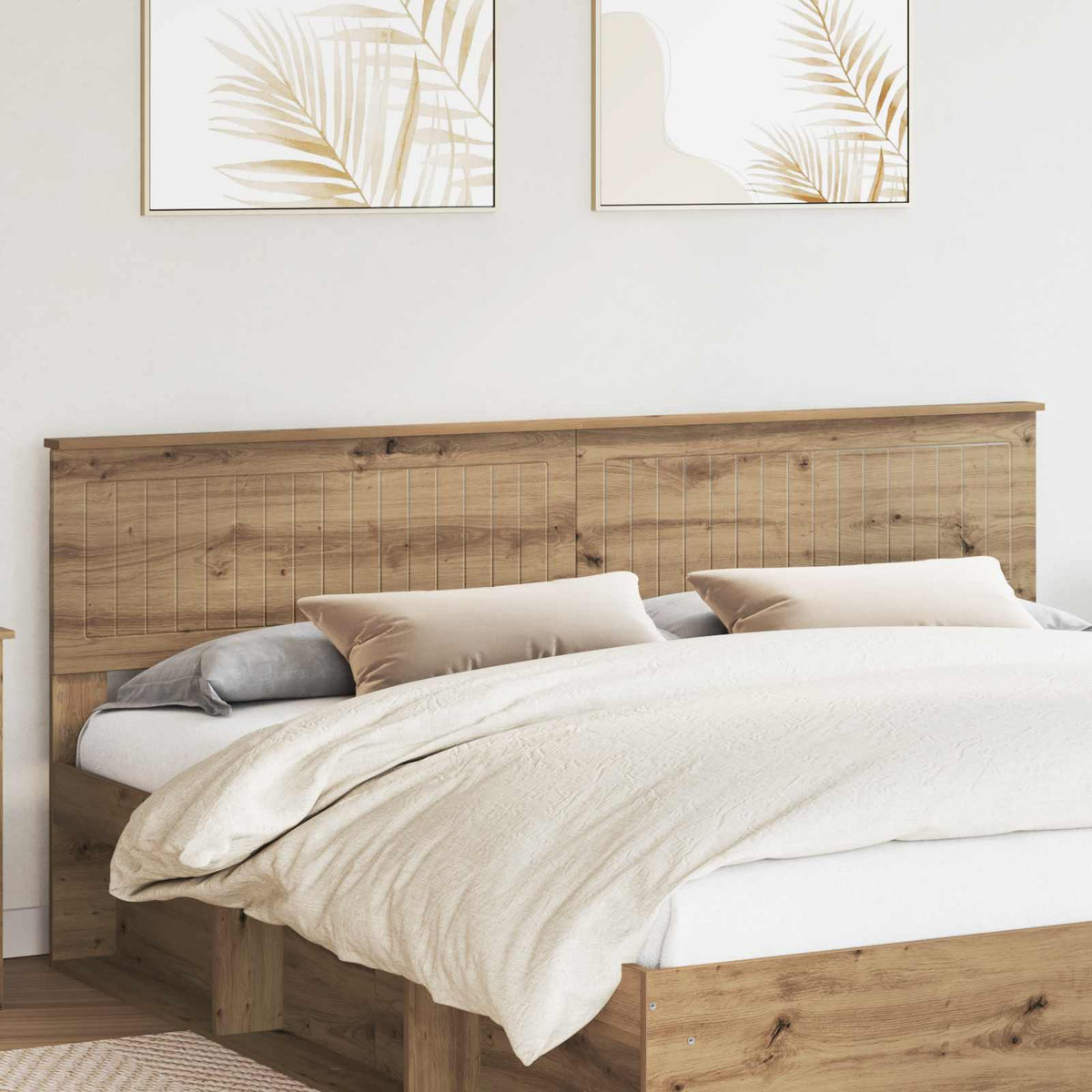 vidaXL Headboard Artisan Oak Engineered wood