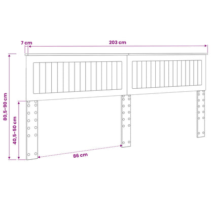 vidaXL Headboard Artisan Oak Engineered wood