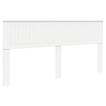 vidaXL Headboard White Engineered wood