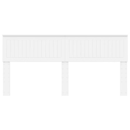 vidaXL Headboard White Engineered wood