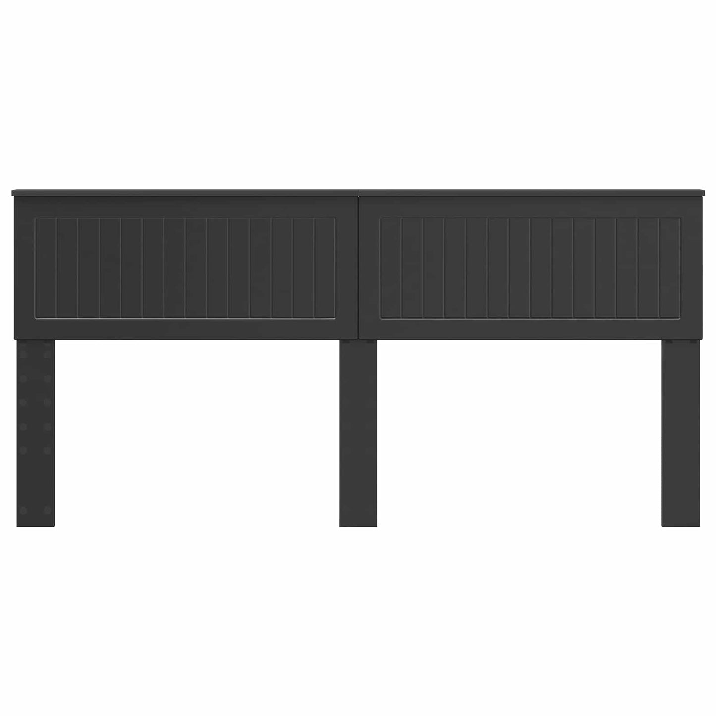 vidaXL Headboard Black Oak Engineered wood