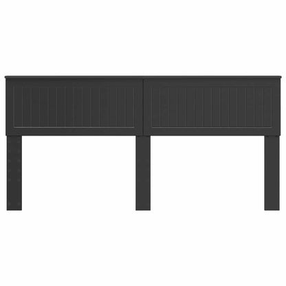 vidaXL Headboard Black Oak Engineered wood