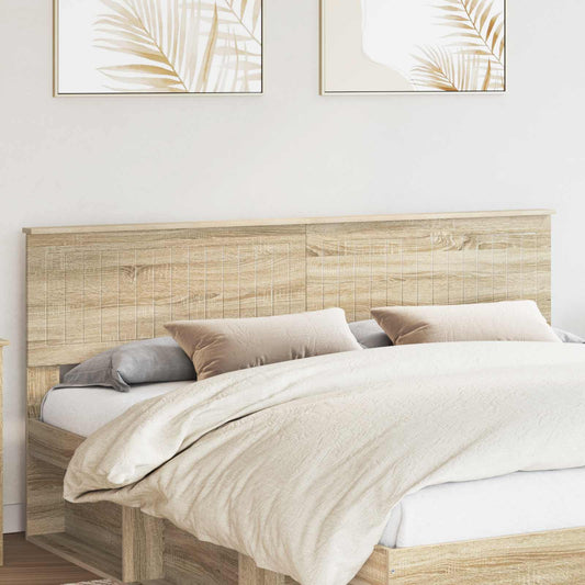 vidaXL Headboard Sonoma Oak Engineered wood