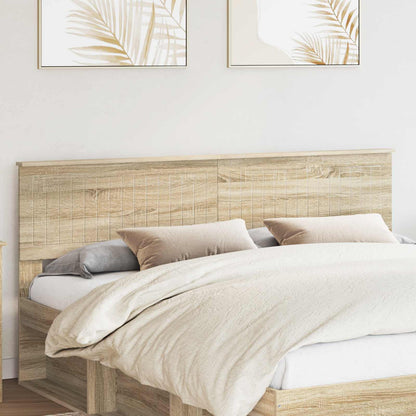 vidaXL Headboard Sonoma Oak Engineered wood