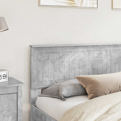 vidaXL Headboard Concrete Grey Engineered wood