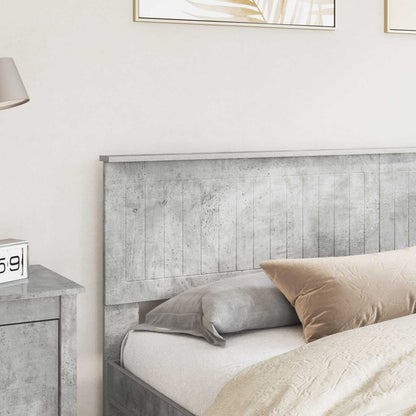 vidaXL Headboard Concrete Grey Engineered wood