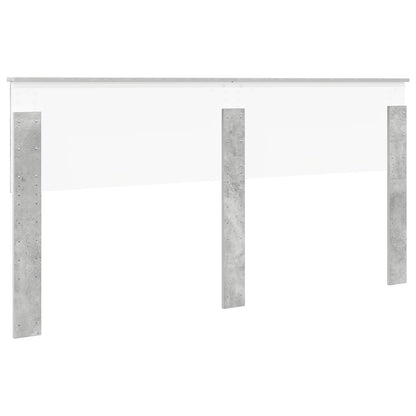 vidaXL Headboard Concrete Grey Engineered wood