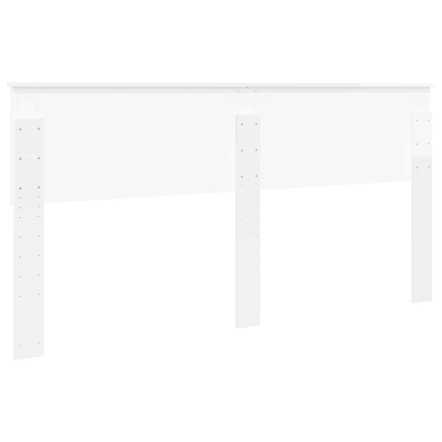 vidaXL Headboard Gloss White Engineered wood