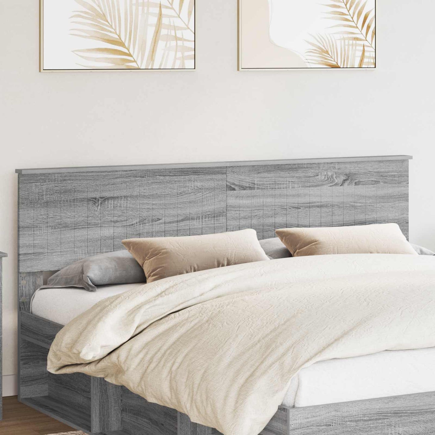 vidaXL Headboard Grey Sonoma Engineered wood