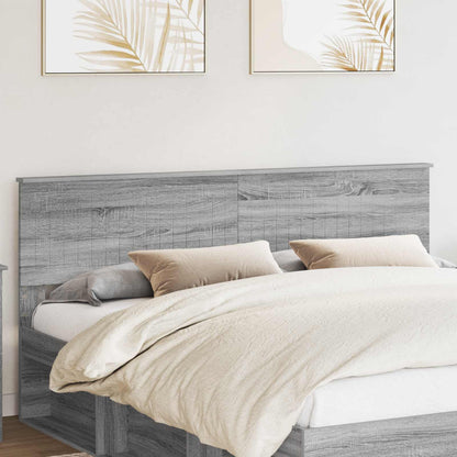 vidaXL Headboard Grey Sonoma Engineered wood