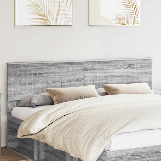 vidaXL Headboard Grey Sonoma Engineered wood