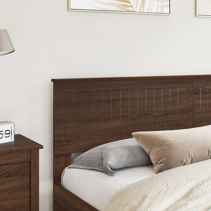 vidaXL Headboard Brown Oak Engineered wood