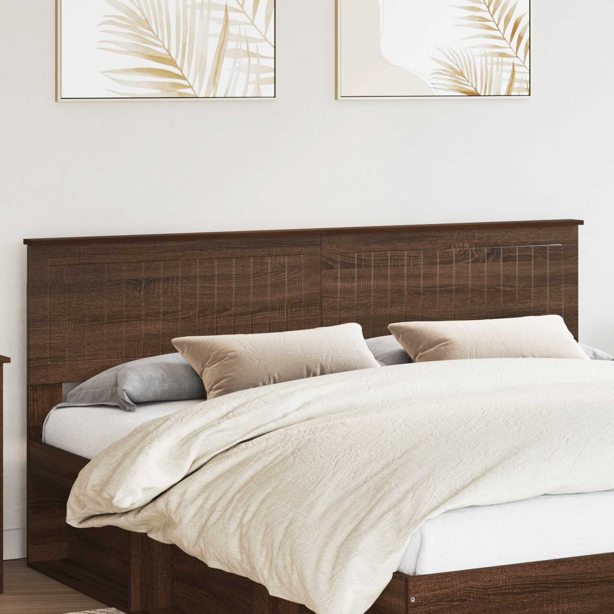 vidaXL Headboard Brown Oak Engineered wood