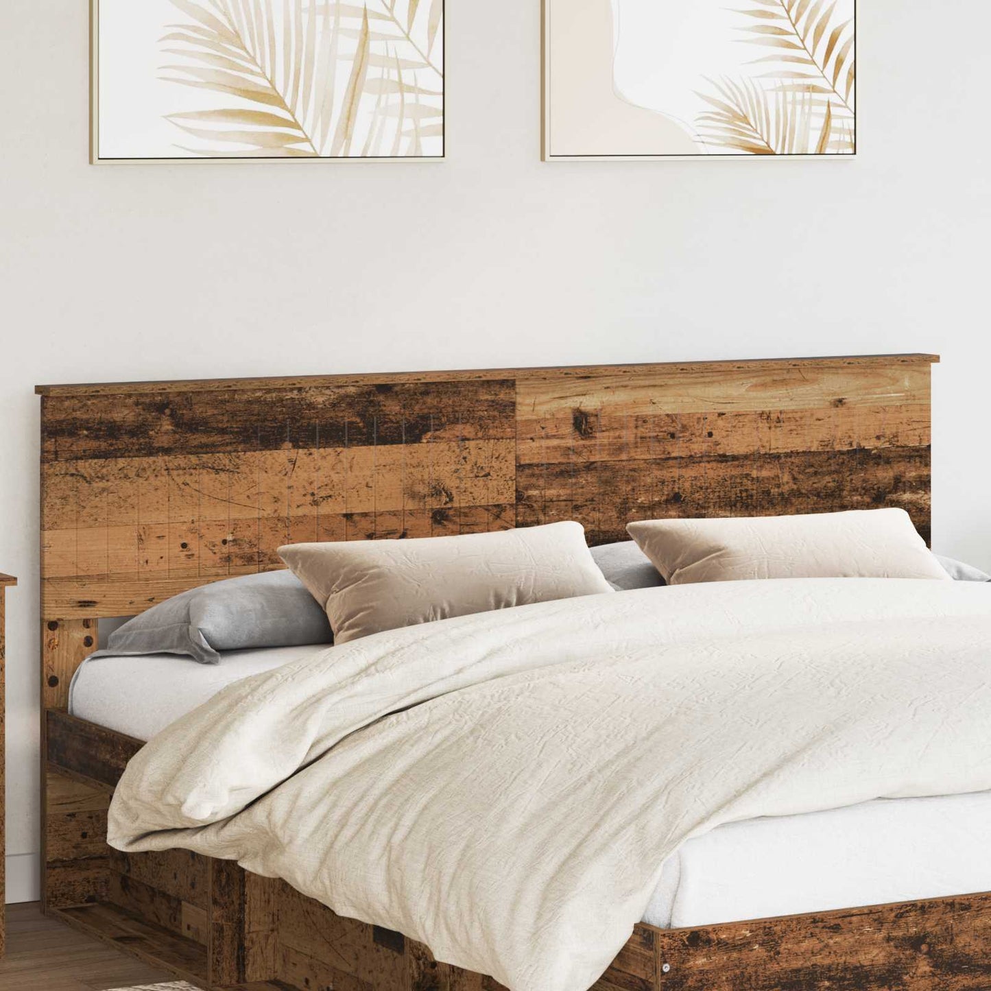 vidaXL Headboard Old Wood Engineered wood