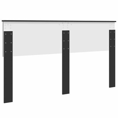 vidaXL Headboard Black Oak Engineered wood