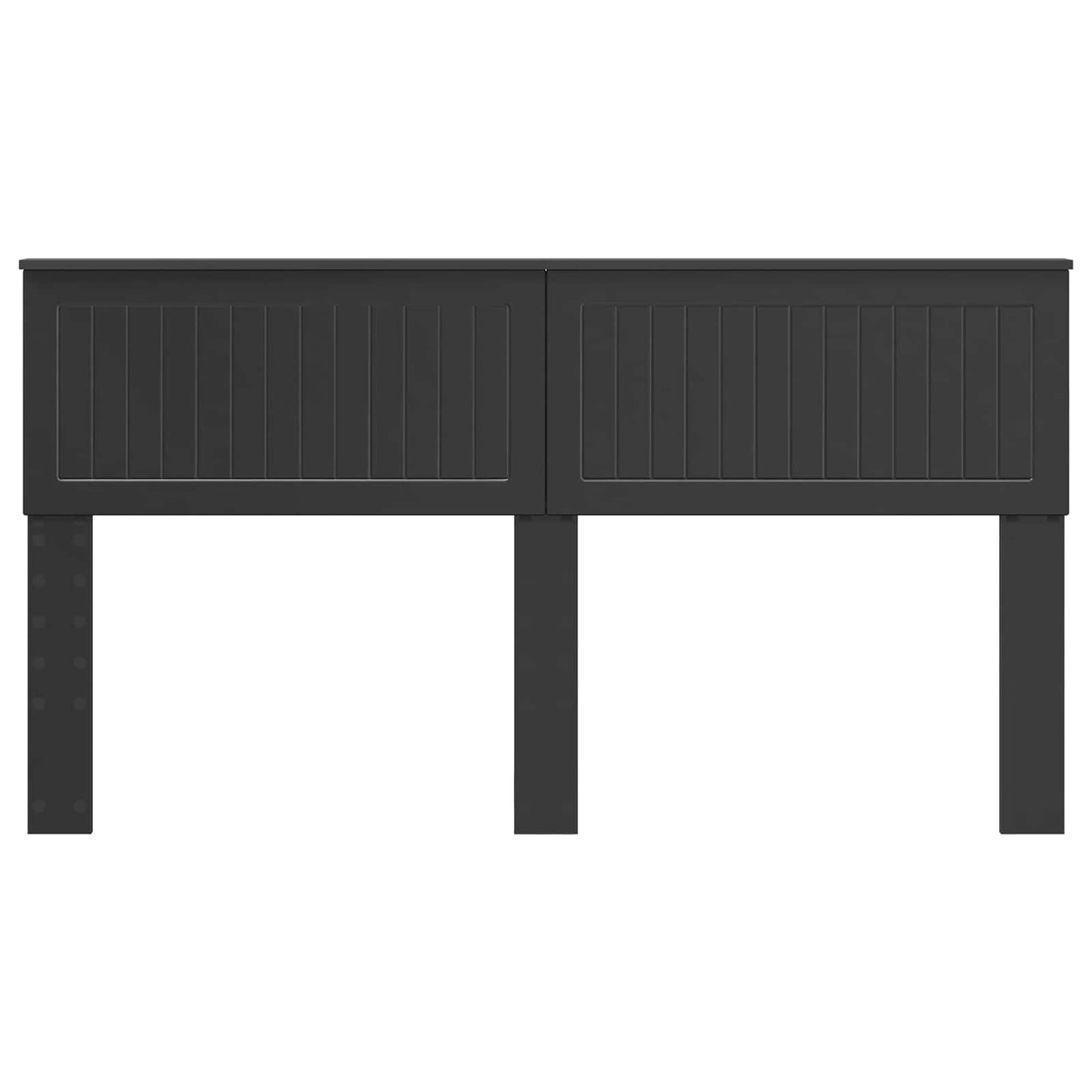 vidaXL Headboard Black Oak Engineered wood
